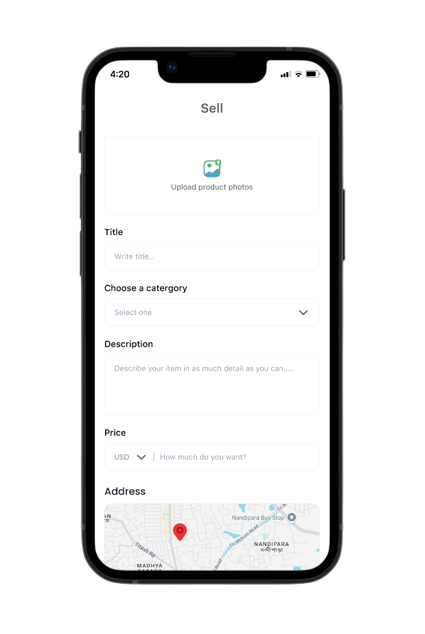 Create listing